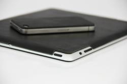 Black Patent Leather Wrap for the iPad and iPad 2